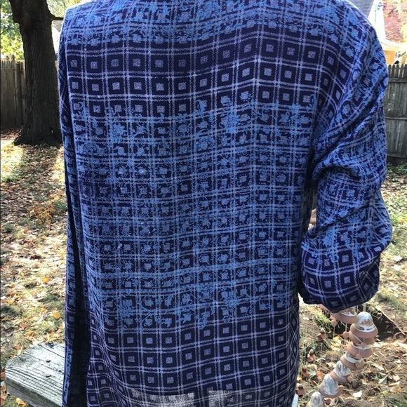 FREE PEOPLE CARAVAN PRINTED FLORAL TUNIC SHIRT - Picture 4 of 9